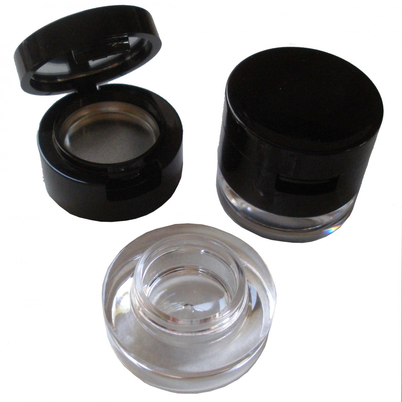 Round Shiny Duo Cavity Jar 26mm